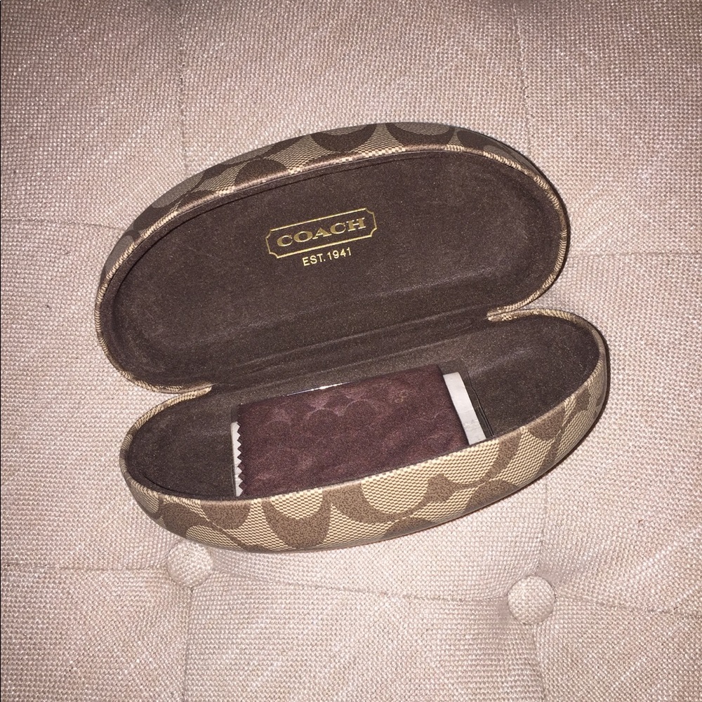 Authentic coach sunglass holder